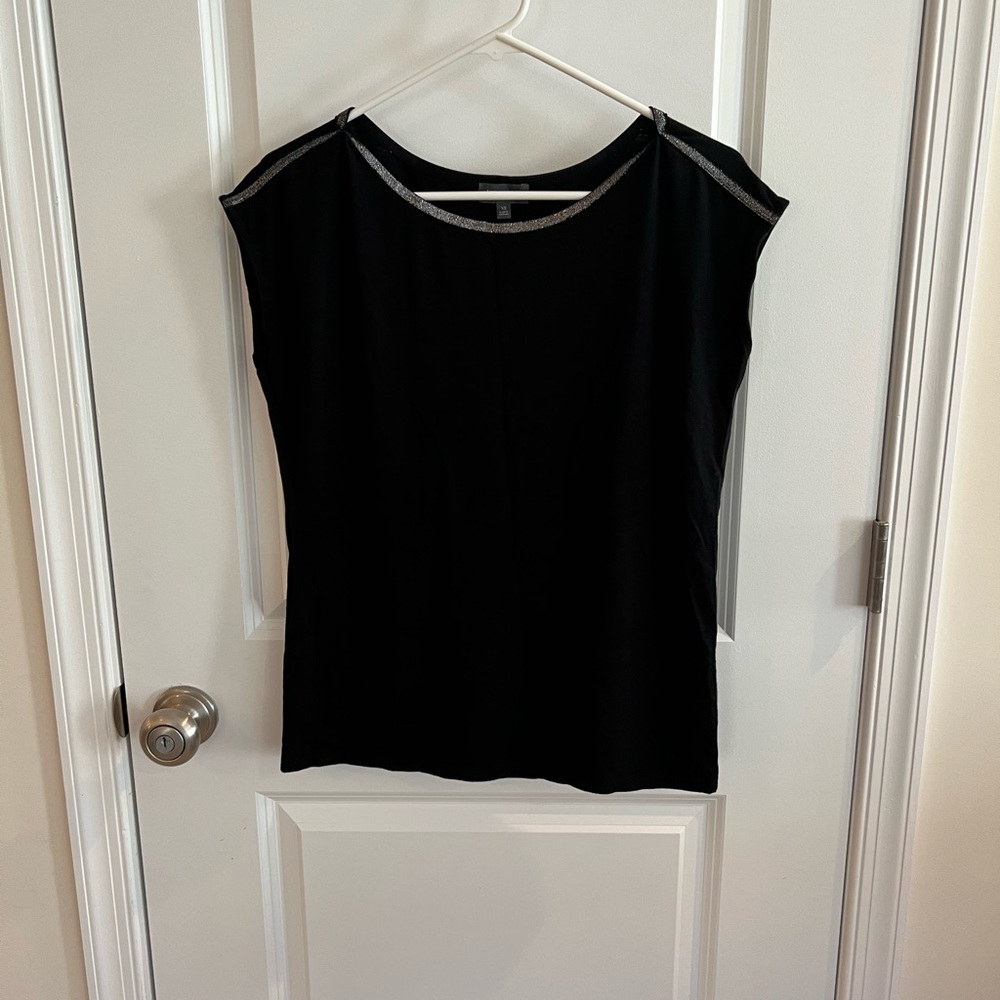 The Limited Black Short Sleeve Blouse XS